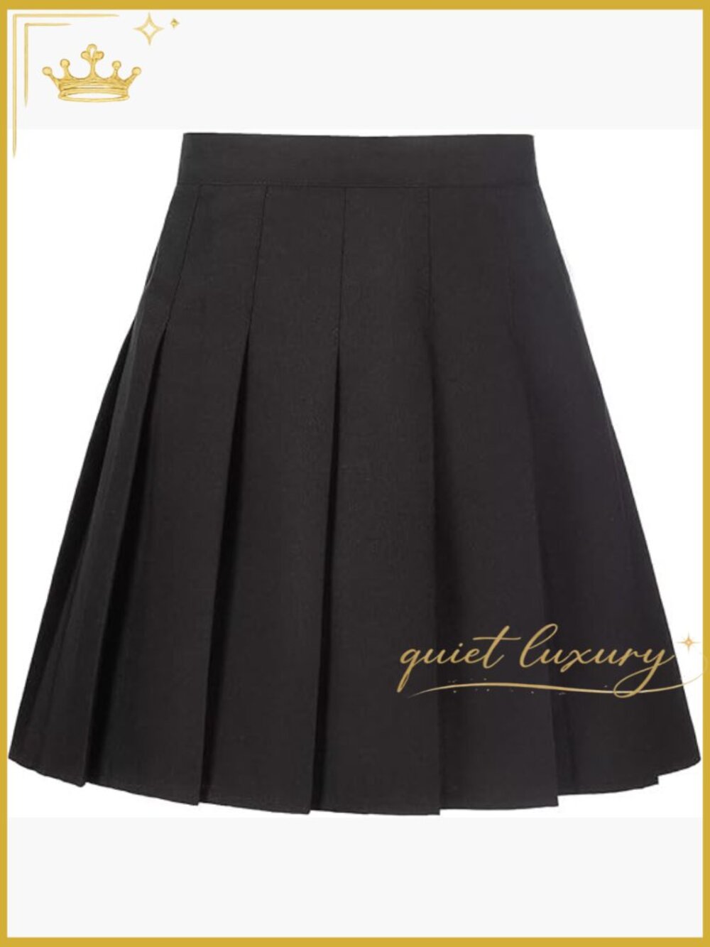 High Waisted Pleated Tennis Skirt with Built-in Shorts, 2T-4XL, Athletic A-Line